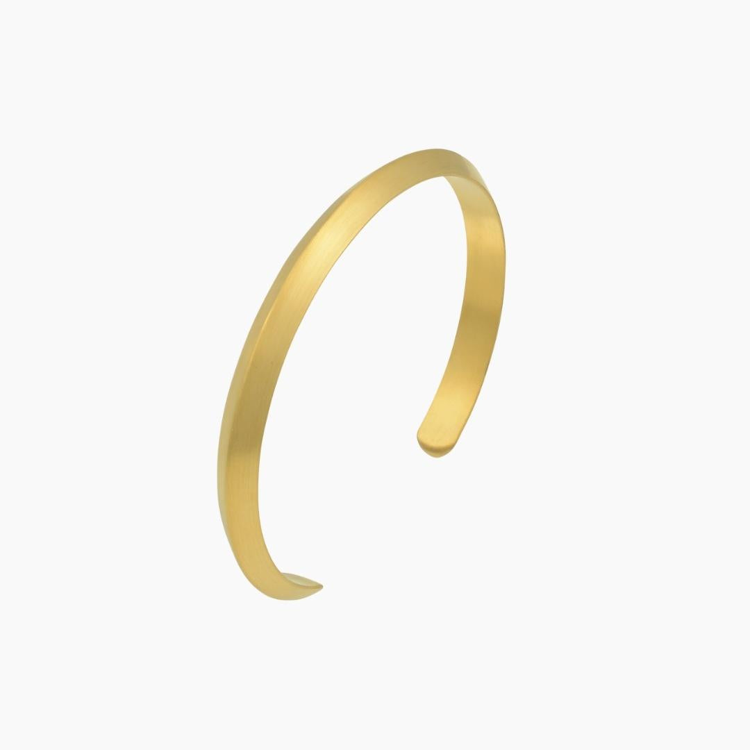 Edged Cuff Bracelet - Gold – Medicci